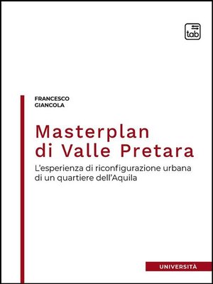 cover image of Masterplan di Valle Pretara